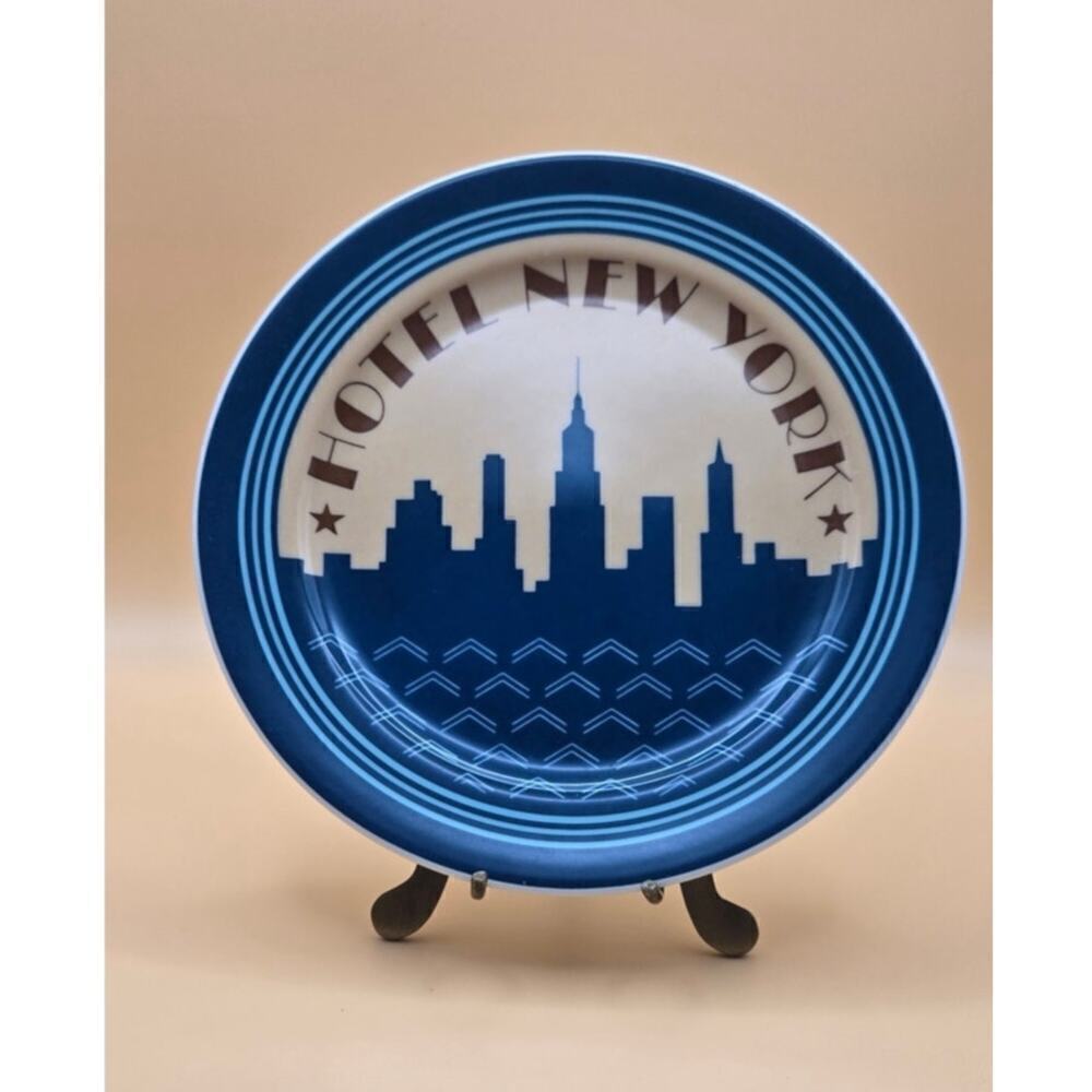 Euro Disneyland Hotel New York Plate Used Condition